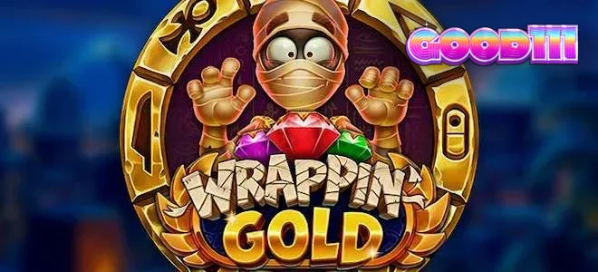 Wrappin’ Gold স্লট গেমের একটি দৃশ্য যেখানে প্রাচীন মিশরের রহস্যময় পরিবেশ ফুটে উঠেছে।